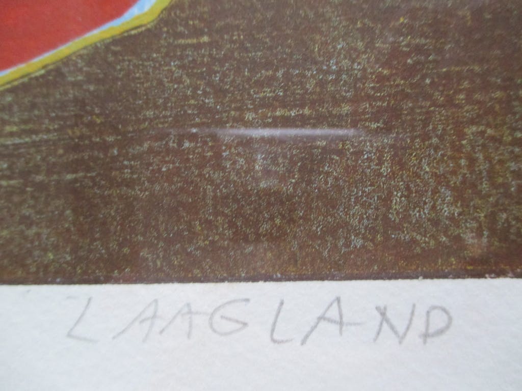 Margot de Jager - grote ingelijste aluminiumprint "Laagland" Barth-lijst kopen? Bied vanaf 55!