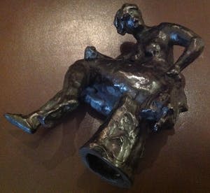 Hans Bayens - Zittend naakt kopen? Bied vanaf 950!