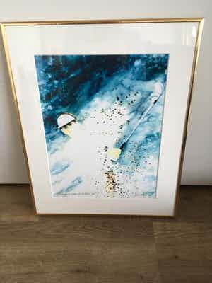 Rene Brone - Kleurenzeefdruk ‘ Anderson 16 under at the Dutch Open ‘ verkocht voor € 40!