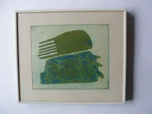 Lily Corver - Ets en aquatint, Zonder titel - Ingelijst kopen? Bied vanaf 30!