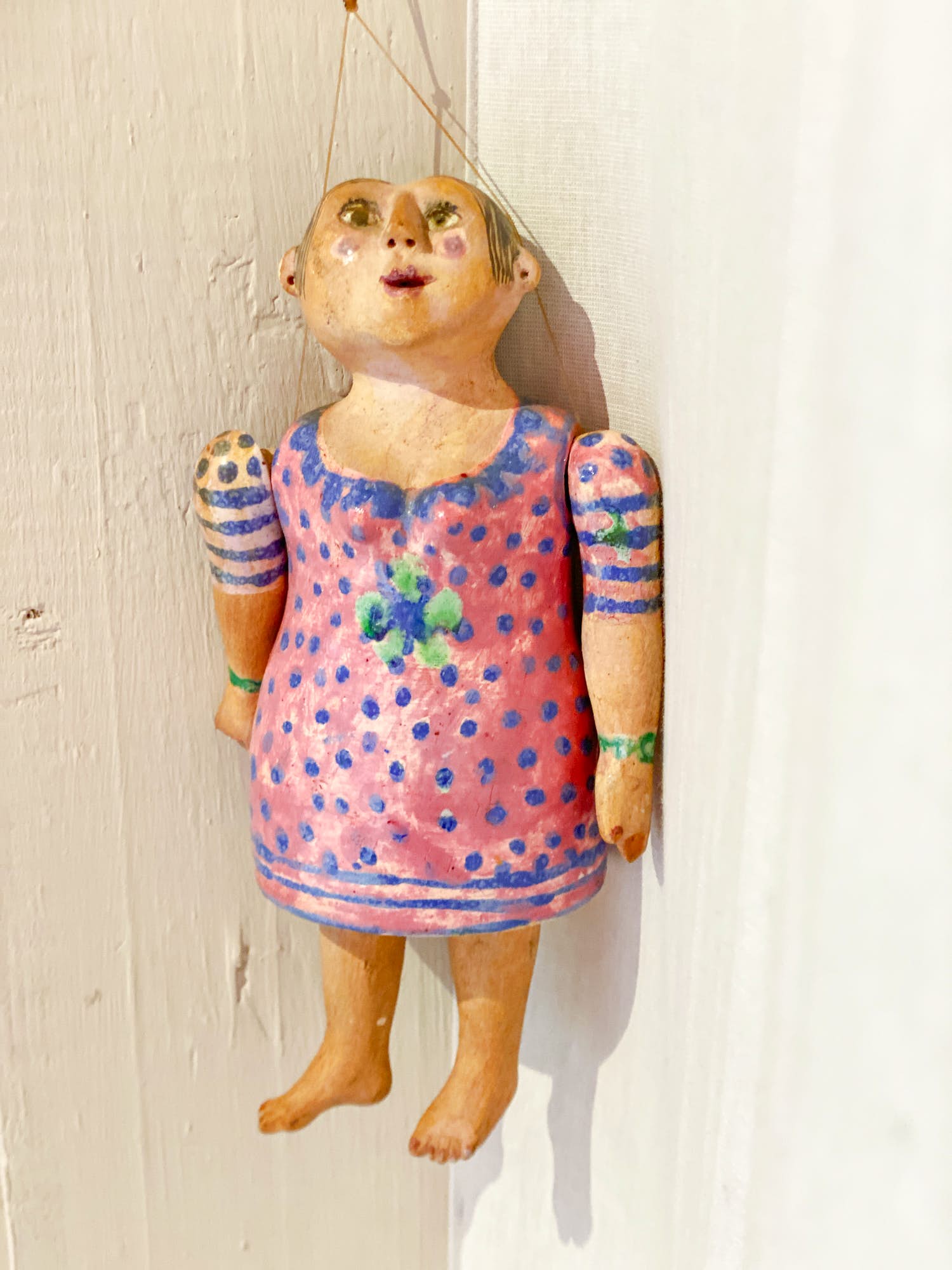 Niet of onleesbaar gesigneerd - Vintage hangende keramiek kunstwerk, pop, jaren '70 kopen? Bied vanaf 1!