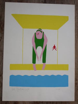 Ad Gerritsen - Litho: 1974 kopen? Bied vanaf 60!
