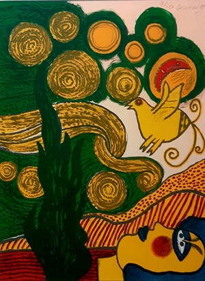 Corneille - Laatste keer: Groot formaat Zeefdruk uit 1989( ZT) kopen? Bied vanaf 195!