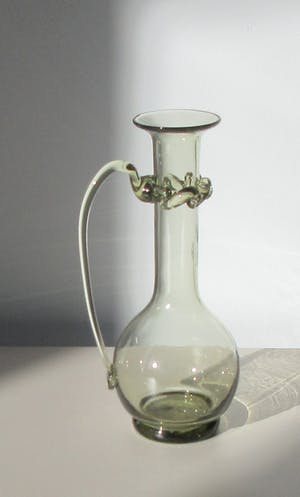 Novy Bor - Berkemeyer Stijl hand geblazen glazen karafje - Josef & Eva Flek (J.E.F. Glas) kopen? Bied vanaf 27!