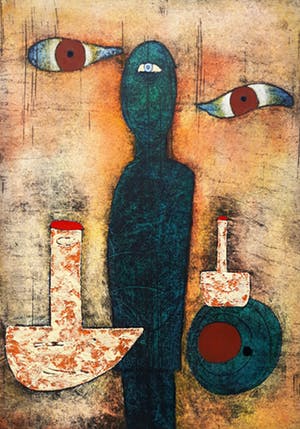 Hollie Witteveen - Zeewaardig, met de hand ingeverfde ets kopen? Bied vanaf 30!