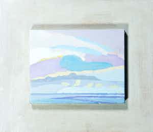 Paul Overhaus - Acryl op doek, bevestigd op board, Zonder titel - Ingelijst verkocht voor € 50!