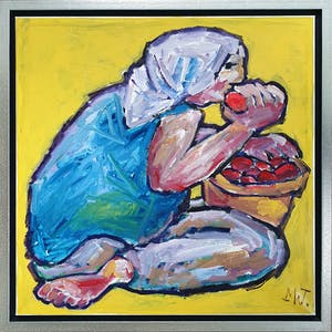 Martin van Wordragen - Oogst tijd | Ingelijst (Groot) kopen? Bied vanaf 295!