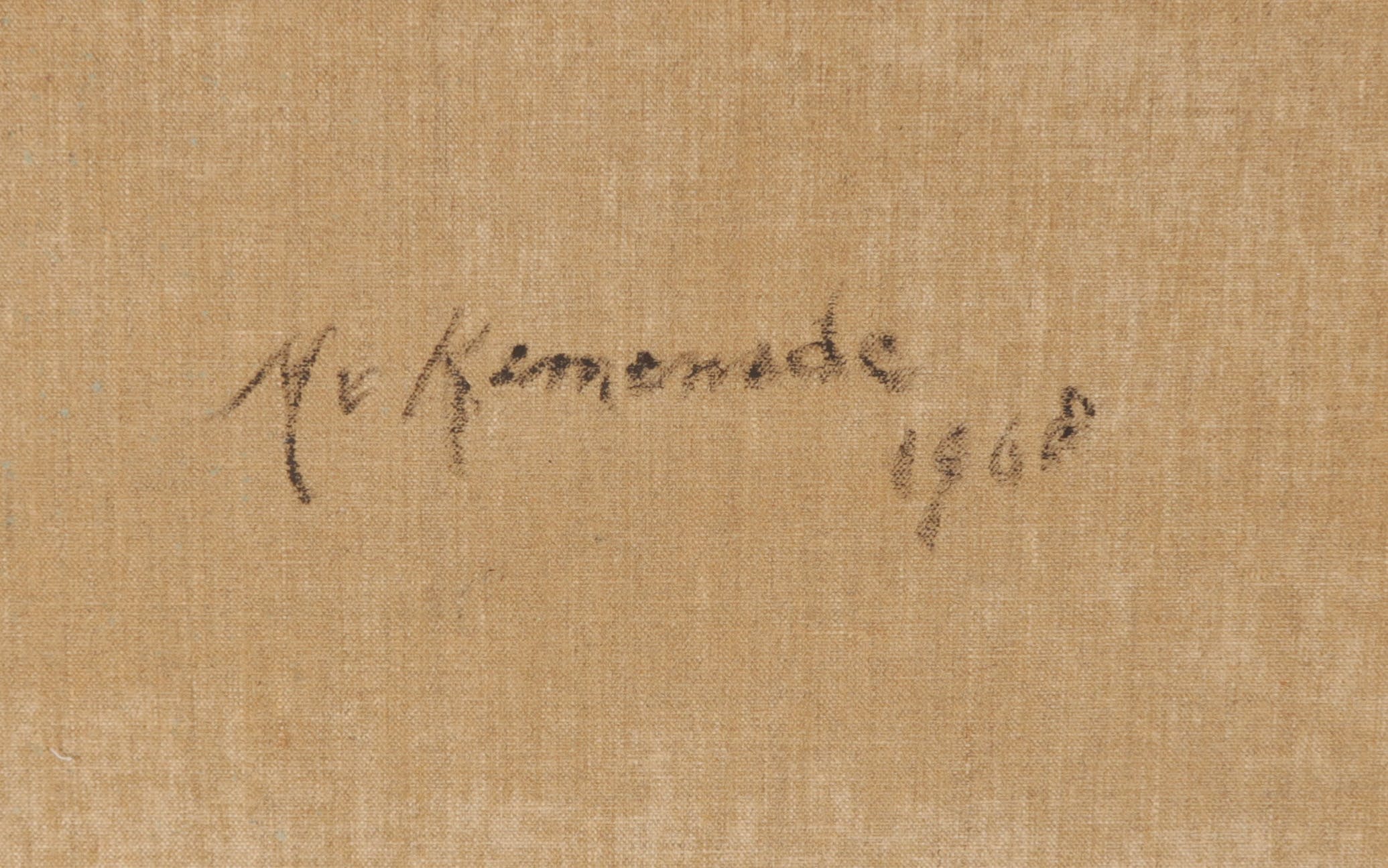 Mariette van Kemenade - Olieverf op doek, Schildpad - Ingelijst kopen? Bied vanaf 40!