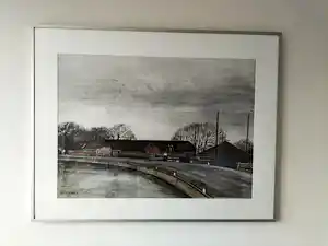 Maarten Kemper - landschap bij Kethel vendu pour 75€ !