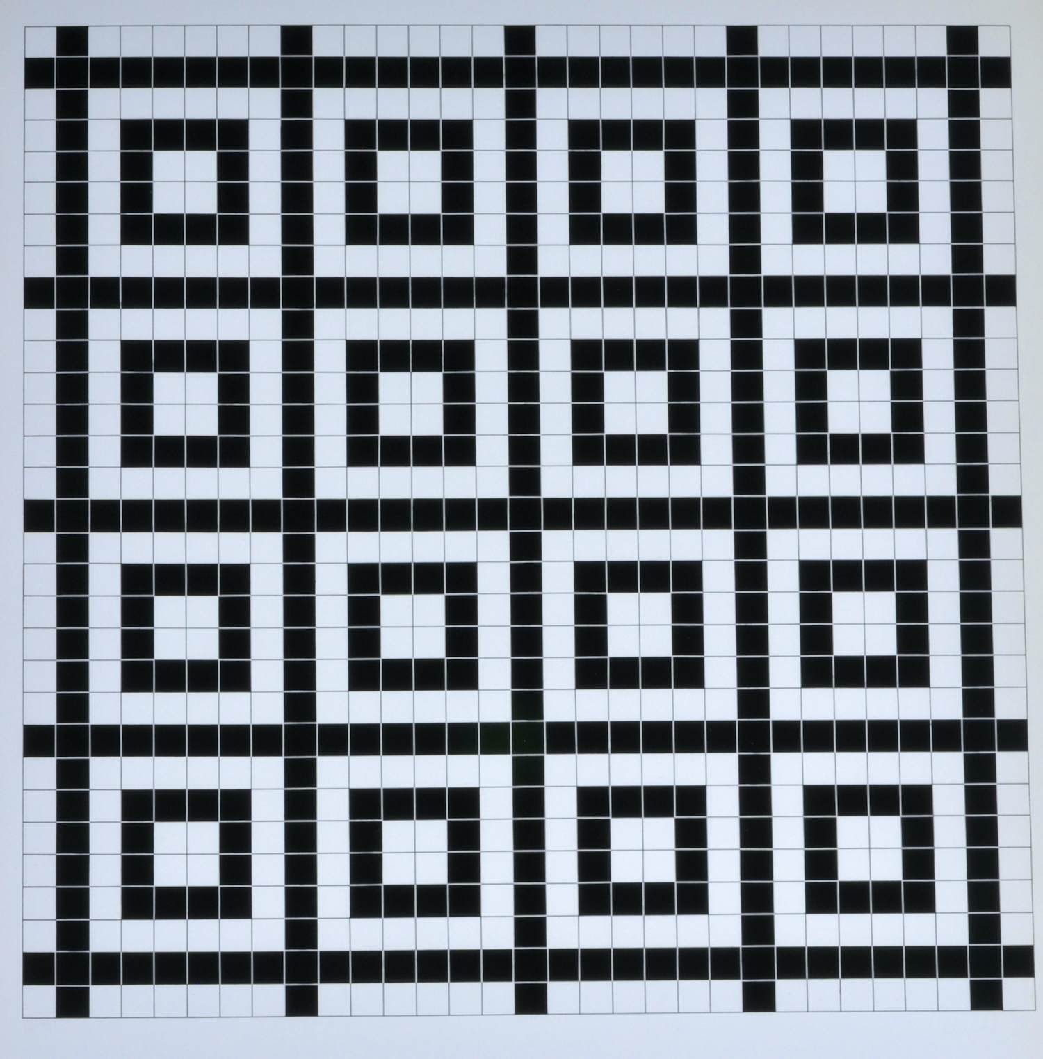 AcheterMark Verstockt - Geometrisch abstract, zeefdruk, 70x50 cm, gesigneerd, 1975? Enchérissez de 125!