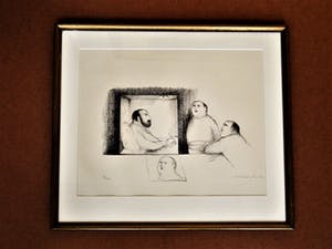 Metten Koornstra - Meester van de Verstilling - gelimiteerde ETS - Mannen aan het bed - gesigneerd kopen? Bied vanaf 10!