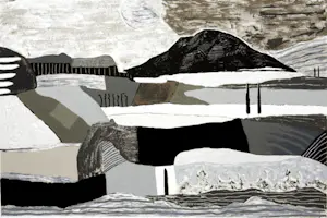 Ronald Boonacker - Zeefdruk NIGHT SKY TOSCANA ---GROOT!!! kopen? Bied vanaf 135!