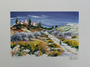 Buy Olivier Zlatku - e.a: vier lithografieën: Landschap, Strand, Cannes, Monaco? Bid from 25!