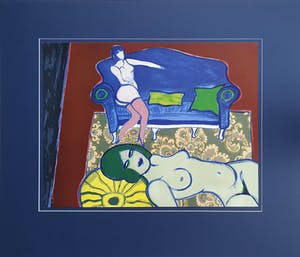 Corneille - ' New York rooms: Divan Blue' - Groot - Nieuw ingelijst kopen? Bied vanaf 735!