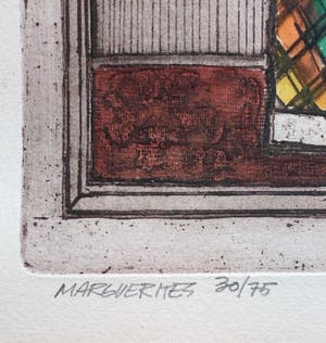 Alfred Cohen - ets - "Marguerites" - Handgesigneerd kopen? Bied vanaf 35!