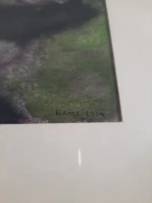 Willy Rams - Abstract aquarel 1984 kopen? Bied vanaf 35!