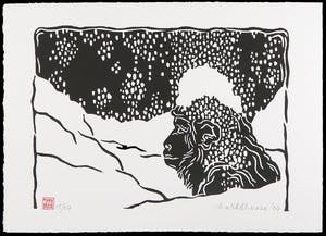 Mark Brusse - Uitgave Twelve monkeys plus one met originele linosnede kopen? Bied vanaf 50!