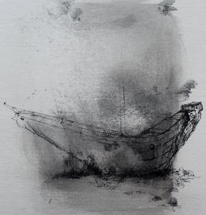 Dirkje Kuik - Inkttekening: Viking kopen? Bied vanaf 199!