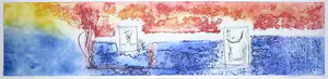 Olivier Beijn - Kleurenets, Zonder titel - Ingelijst (Groot) kopen? Bied vanaf 50!