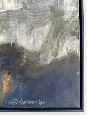 Gijs Keizer - olieverf op doek | 'Zonder titel' | 1996 (INGELIJST) kaufen? Bieten Sie von 750!