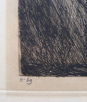 Marius Bauer - Een huwelijks-optocht met kameelen in Cairo, ets kopen? Bied vanaf 175!