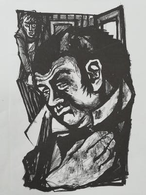 Ru van Rossem - Litho Dostojevski kopen? Bied vanaf 55!
