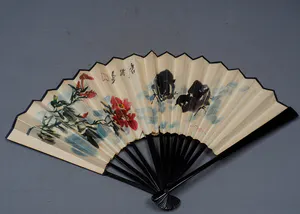 Niet of onleesbaar gesigneerd - oude Chinese hand waaiers kopen? Bied vanaf 1!