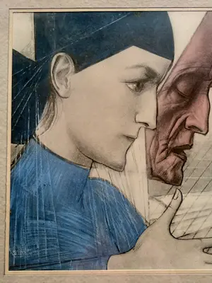 Jan Toorop - Handgekleurde Isografie 'Jeugd en Ouderdom' (uitgave Vorst & Tas, Amsterdam) kaufen? Bieten Sie von 50!
