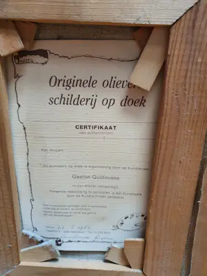 Gaston Quidousse - Landschap - landelijke omgeving met hoeve kopen? Bied vanaf 135!