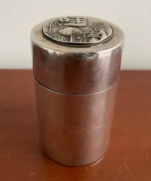 Jan Snoeck - Verzilverde Theebus in opdracht van de NKF kopen? Bied vanaf 1!