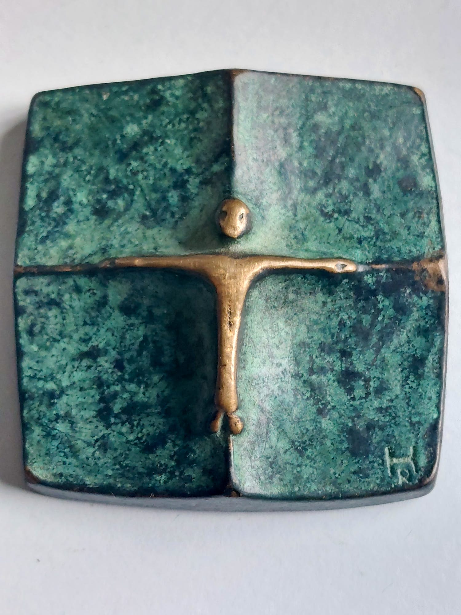 Brons (Onbekend) - mooi gestileerd figuurtje verkocht voor € 50!