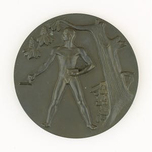 Hans Richter - Bronzen penning: Opbouw, 1940 kopen? Bied vanaf 55!