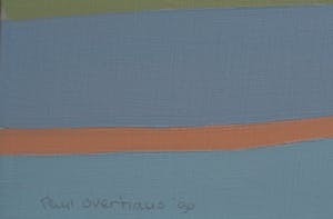 Paul Overhaus - Regen op komst - Groot Olieverfschilderij kopen? Bied vanaf 300!