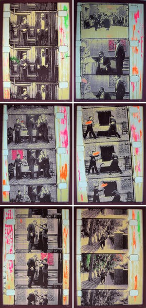 Henk van der Vet - 6 Zeefdrukken / Fotografiek , “Charlie Chaplin No I t/m VI” - 1988 kopen? Bied vanaf 1!