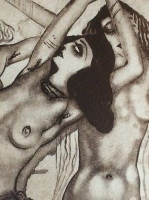 Arthur Greuell - 1891-1966. 3 Erotische Naakten kopen? Bied vanaf 65!
