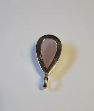 Nieuw  zilveren hanger 925 gezet met rozenkwarts kopen? Bied vanaf 50!