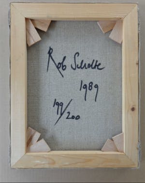 Rob Scholte - ECHTE MEESTERS SIGNEREN / KLEURZEEFDRUK DOEK / 32x25cm / SIG / 1989 kopen? Bied vanaf 165!
