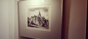 Wim van Woerkom - St. Stevenskerk met kanunnikenhuisjes - Nijmegen kopen? Bied vanaf 350!