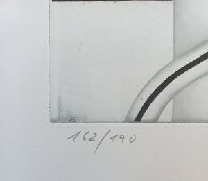 Gerd van Dulmen - Surrealistische voorstelling met meelwormen, aquatint ets kopen? Bied vanaf 40!