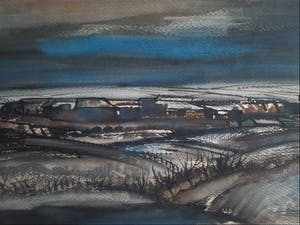 Jacques Mels - Winterlandschap kopen? Bied vanaf 40!