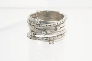 Acheter163- Exclusieve MARCO BICEGO 18 Krt design ring "GOA" met 0.40ct diamant? Enchérissez de 970!