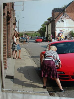 Anneke de Visser - Foto op dibond , Belgische dorpje Doel - 2009 kopen? Bied vanaf 1!