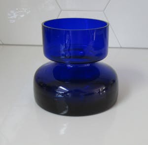 Holmegaard - Cobalt blauw sixties vaasje kopen? Bied vanaf 28!
