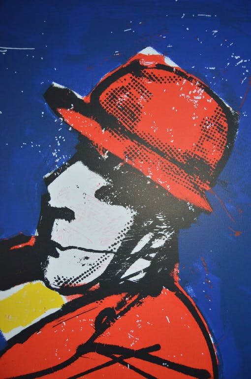 Herman Brood - Herman Brood: Zeefdruk op linnen - Ik, 2000 (pianist) kopen? Bied vanaf 1!