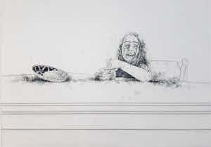 Simon Koene - Kind aan tafel verkocht voor € 50!