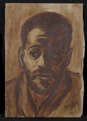 Pieter Haan - Lot van drie originele werken, Gezichten - Ingelijst kopen? Bied vanaf 1!