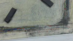 Cole Morgan - Potlood, acryl en olieverf op board, FOP / Players II - Ingelijst (Groot!) kopen? Bied vanaf 1500!