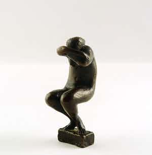 Piet van Heerden - Brons, Verborgen naakt verkocht voor € 100!