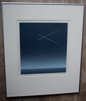 Jan Hendrix - ingelijste zeefdruk: Weatherbook - 1977 kopen? Bied vanaf 59!