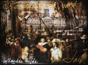 Jack Liemburg - Gemengde techniek op doek, Als de nacht weer valt (Groot) kopen? Bied vanaf 500!